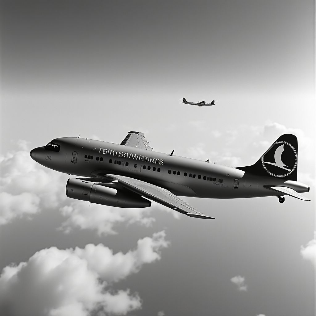 Vintage Turkish Airlines Aircraft